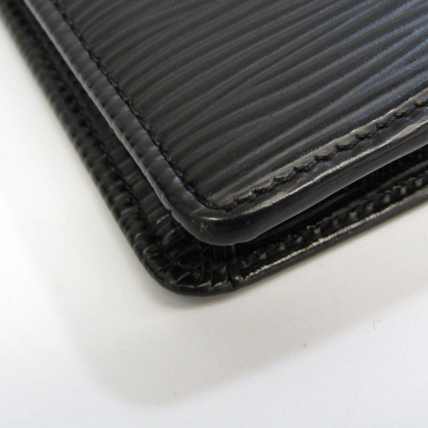 Louis Vuitton Black Leather Portefeuille Brazza wallet accessories