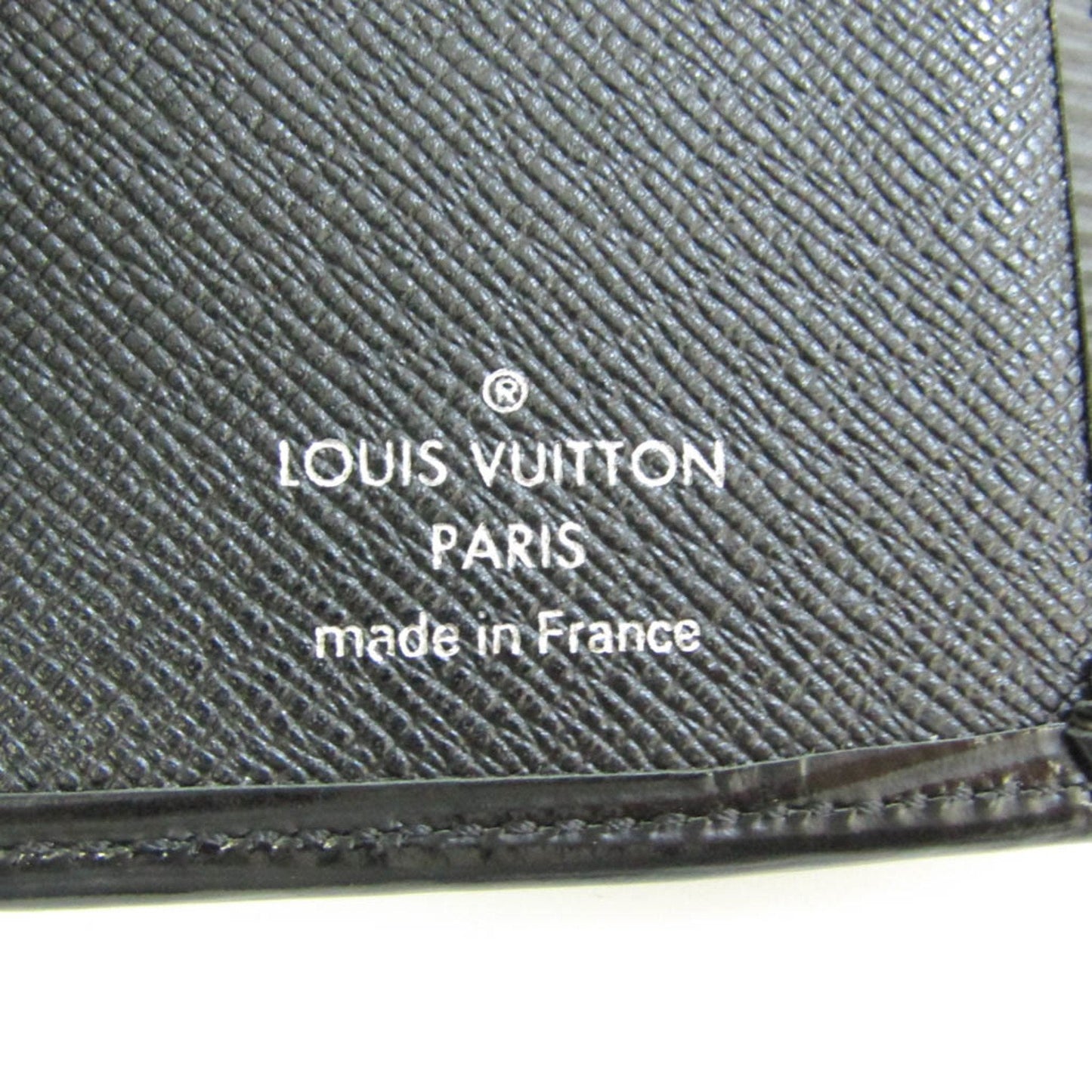 Louis Vuitton Black Leather Portefeuille Brazza wallet accessories