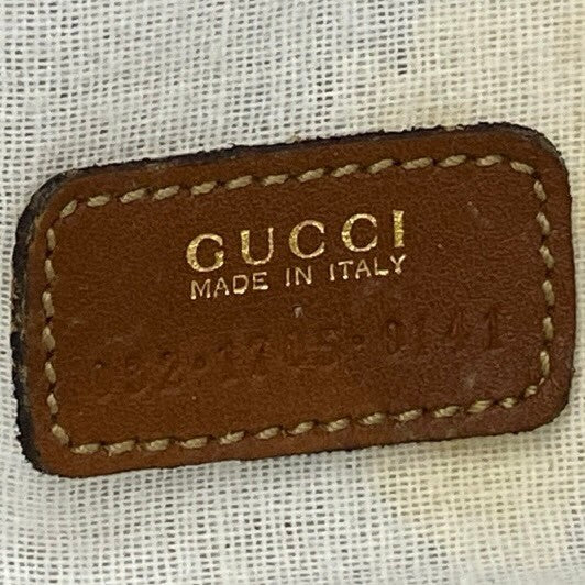 GUCCI Handbag leather Brown