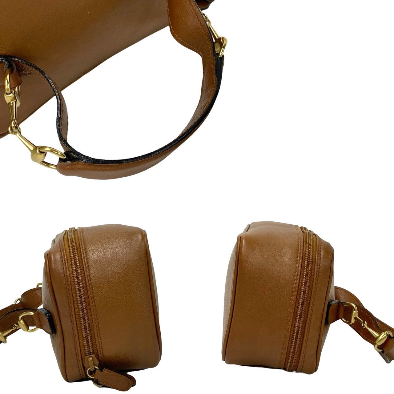 GUCCI Handbag leather Brown