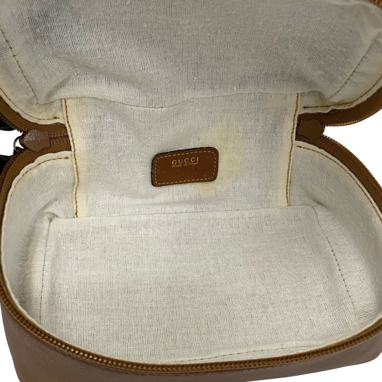 GUCCI Handbag leather Brown