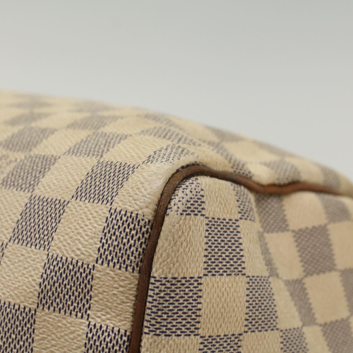 LOUIS VUITTON Damier Azur Speedy 30 Hand Bag N41533 LV Auth 49233