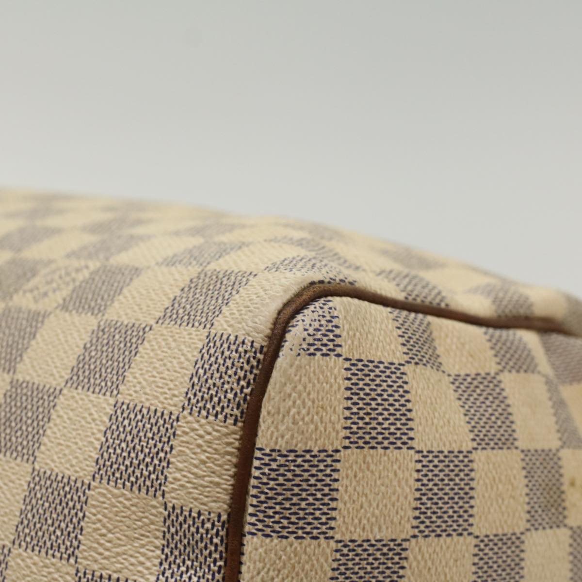 LOUIS VUITTON Damier Azur Speedy 30 Hand Bag N41533 LV Auth 49233