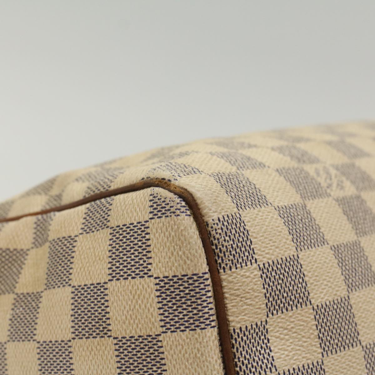 LOUIS VUITTON Damier Azur Speedy 30 Hand Bag N41533 LV Auth 49233