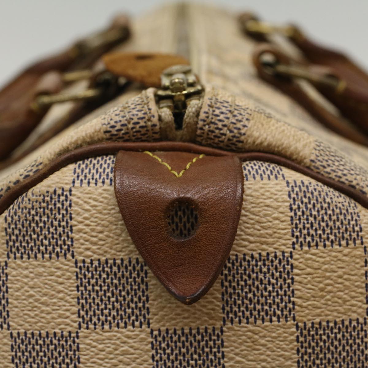 LOUIS VUITTON Damier Azur Speedy 30 Hand Bag N41533 LV Auth 49233