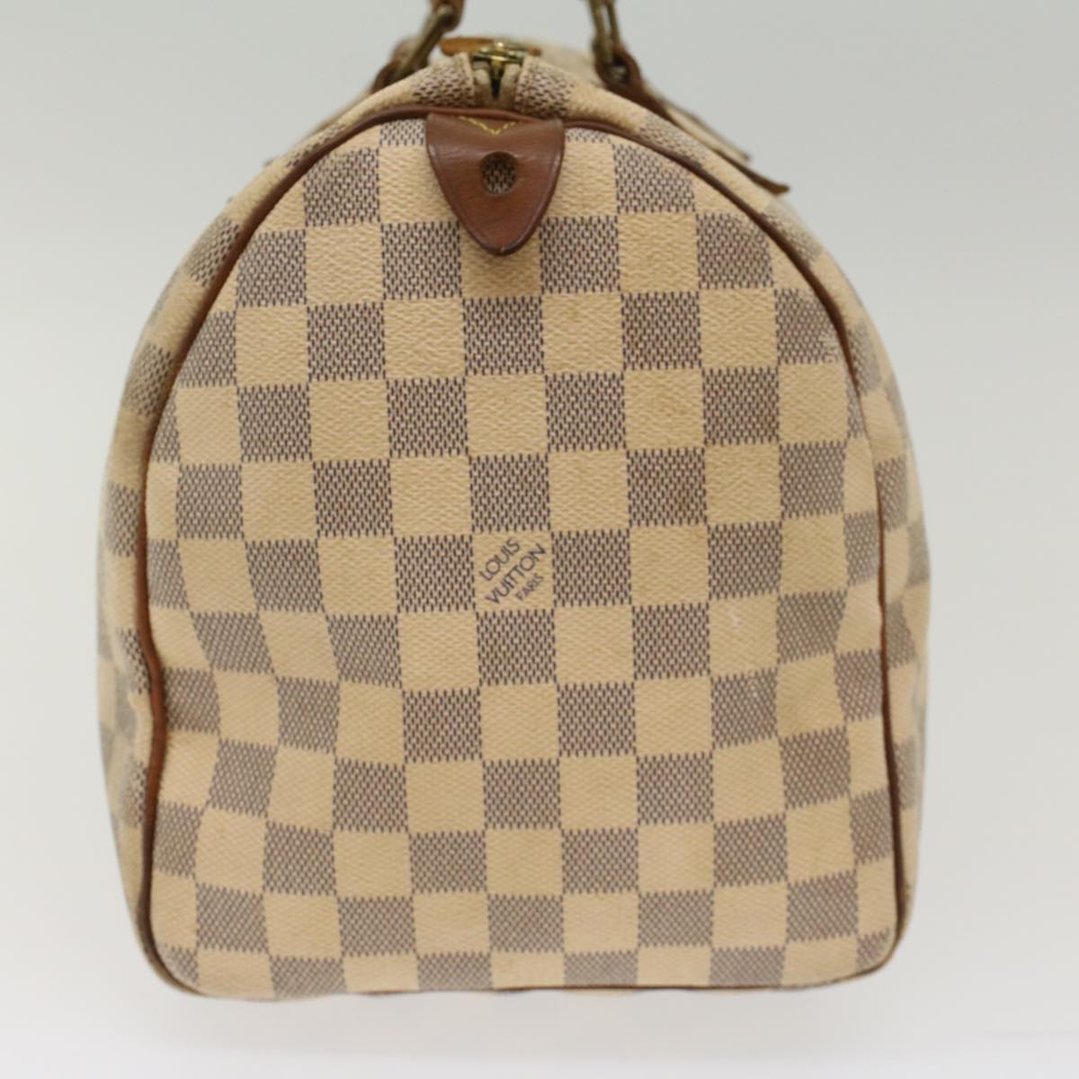 LOUIS VUITTON Damier Azur Speedy 30 Hand Bag N41533 LV Auth 49233