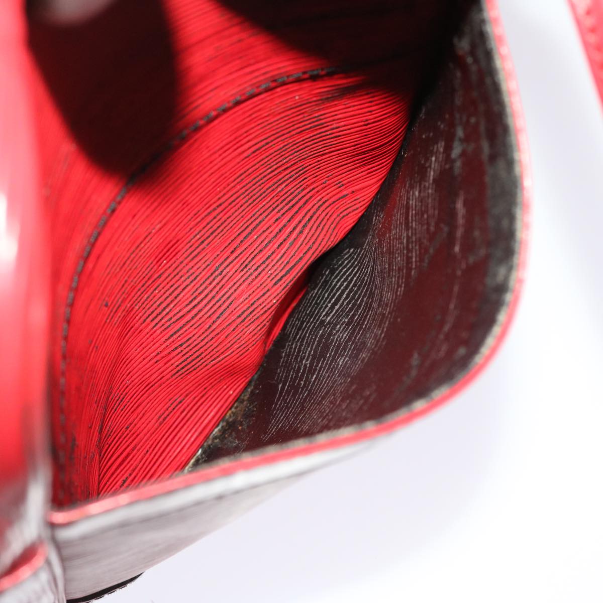 LOUIS VUITTON Epi Danube Shoulder Bag Red M45637 LV  49261
