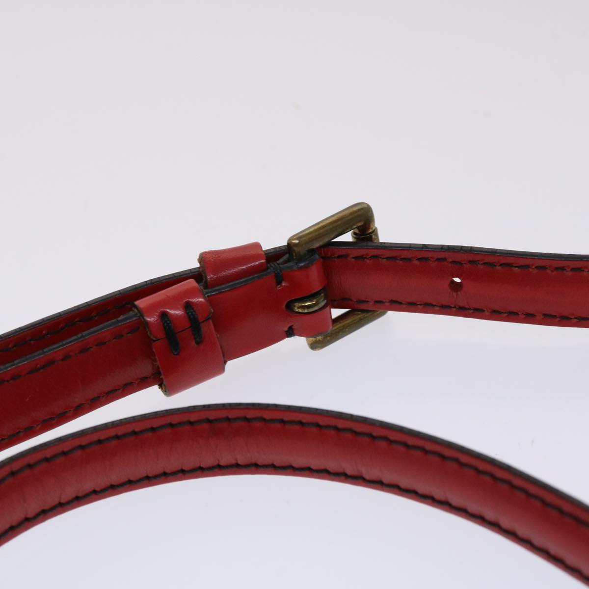 LOUIS VUITTON Epi Danube Shoulder Bag Red M45637 LV  49261