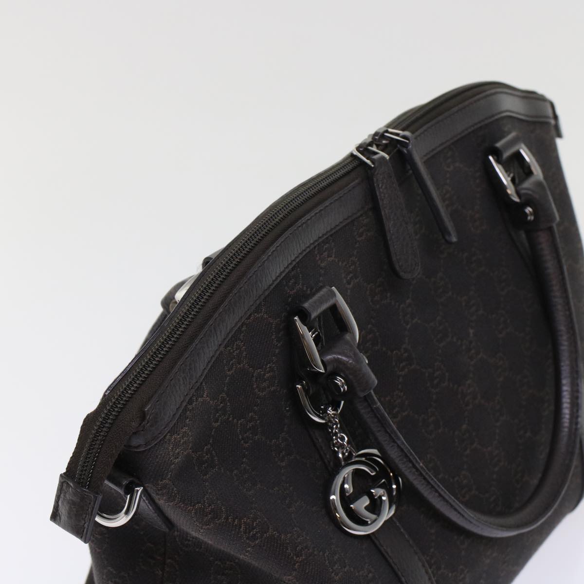 Gucci GG Canvas Hand Bag 2way Brown  49293