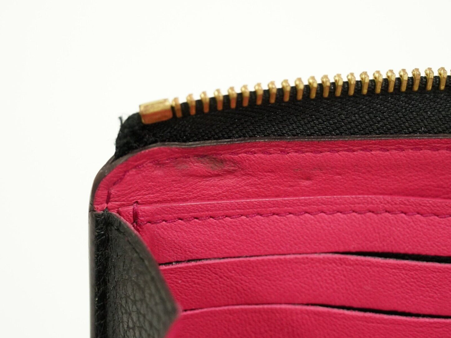 Louis Vuitton Black Leather Portefeuille com√®te wallet accessories