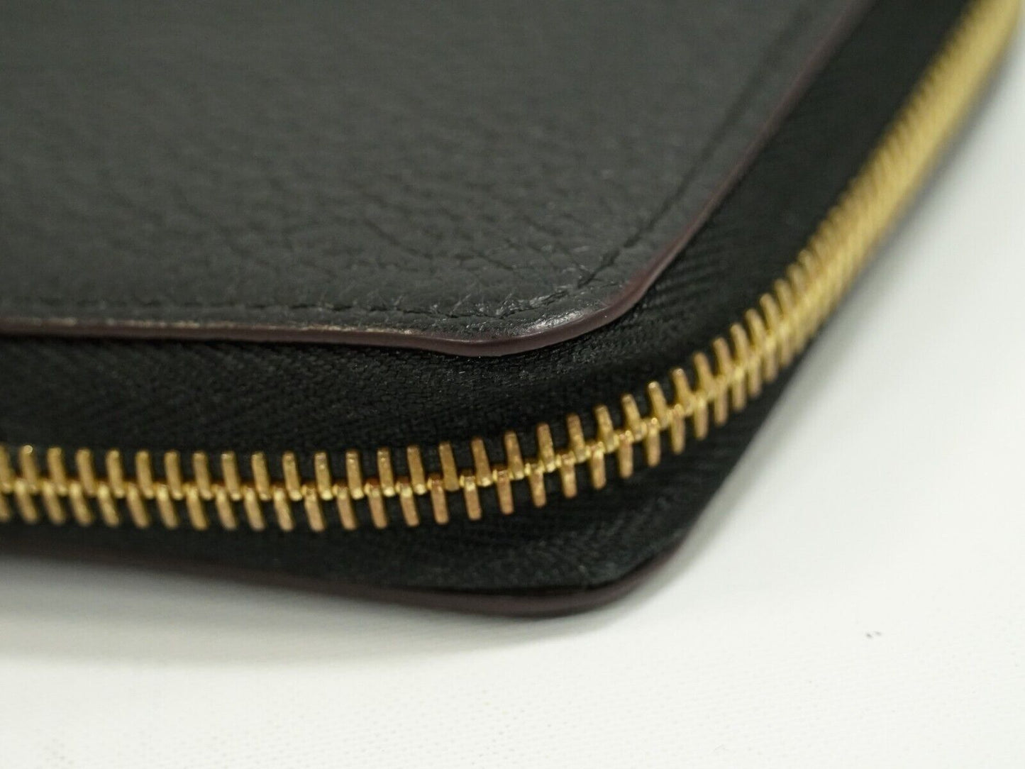 Louis Vuitton Black Leather Portefeuille com√®te wallet accessories