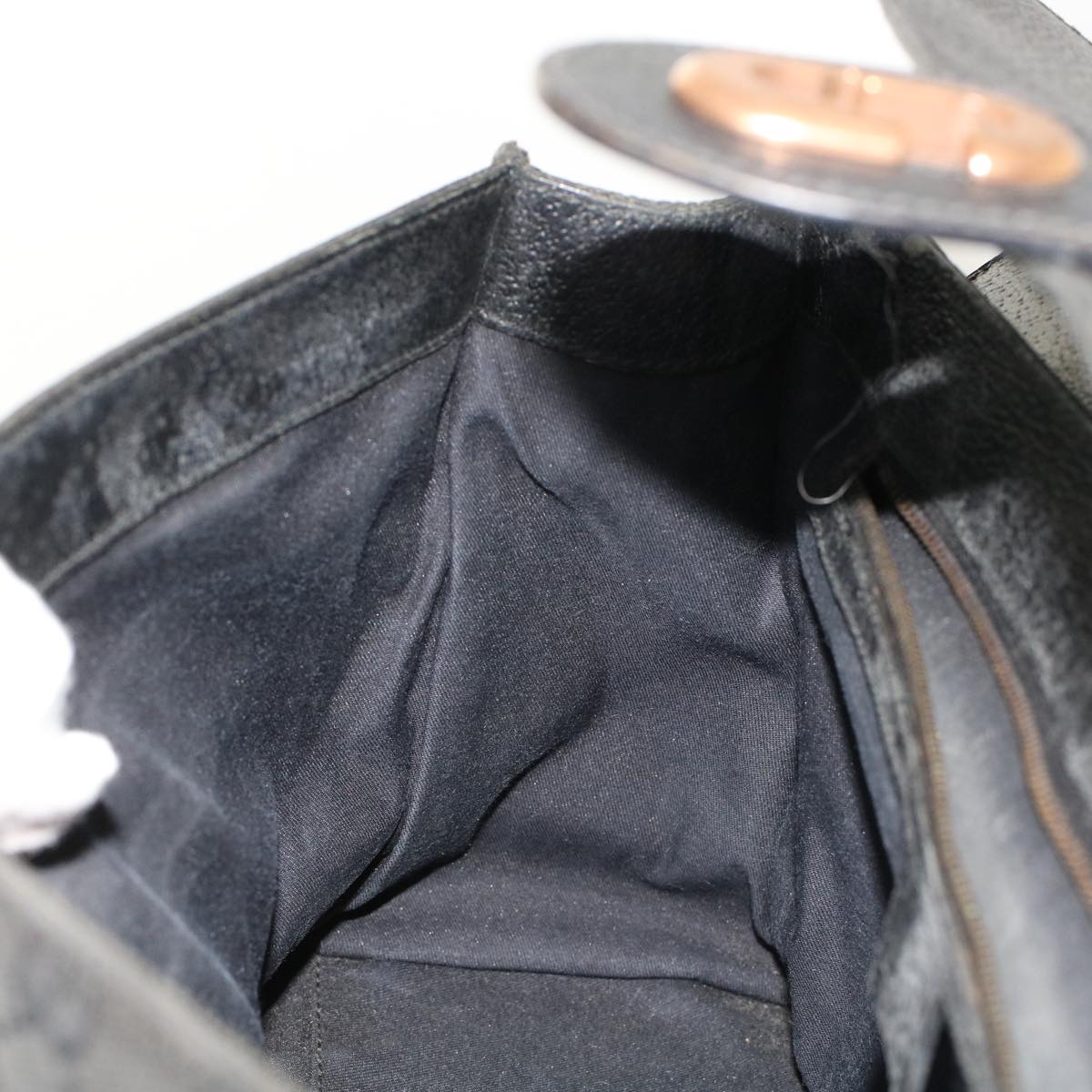 GUCCI GG Canvas Hand Bag Black  49297
