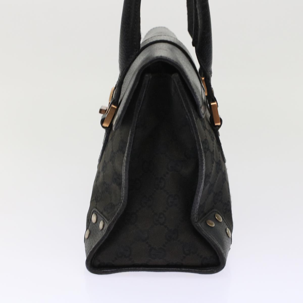 Gucci GG Canvas Hand Bag Black  49297