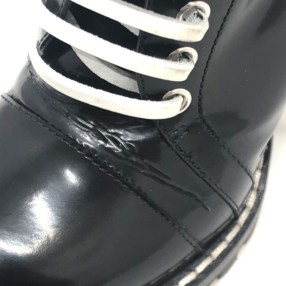LOUIS VUITTON boots MA1117 leather black Star trail line 36 1/2