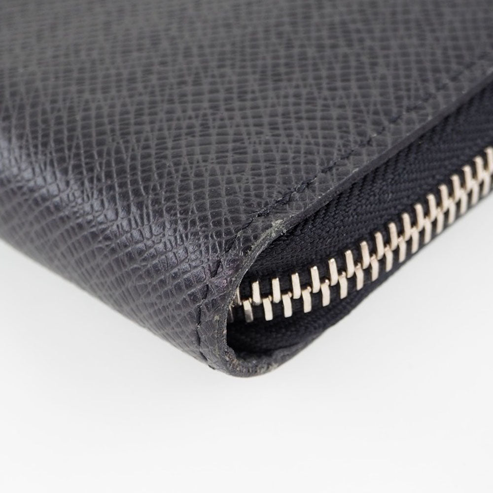 Louis Vuitton Black Leather Portefeuille zippy wallet accessories