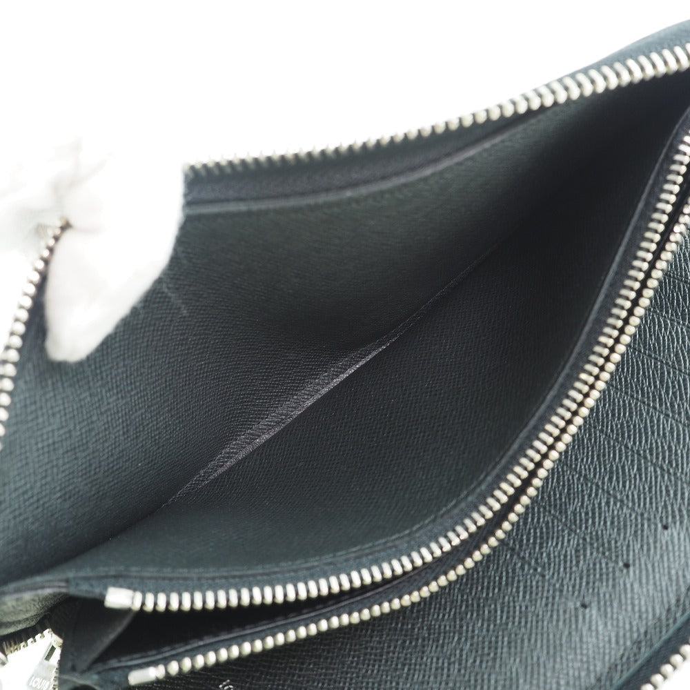 Louis Vuitton Black Leather Portefeuille zippy wallet accessories