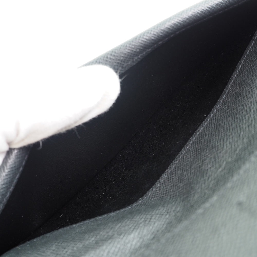 Louis Vuitton Black Leather Portefeuille zippy wallet accessories