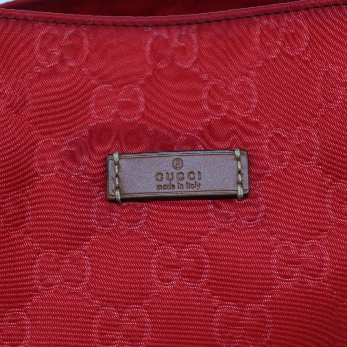 GUCCI GG Canvas Hand Bag Red 282439  49409