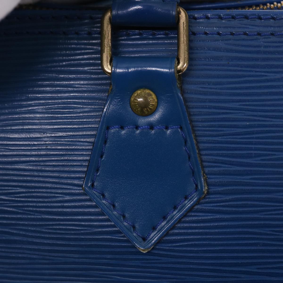 LOUIS VUITTON Epi Speedy 30 Hand Bag Toledo Blue M43005 LV Auth 49660