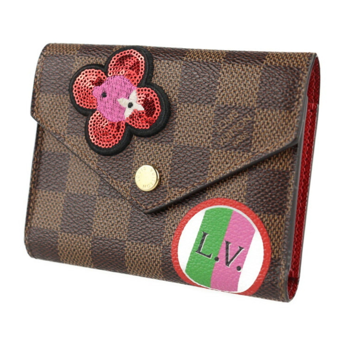 Louis Vuitton Brown Canvas  wallet accessories