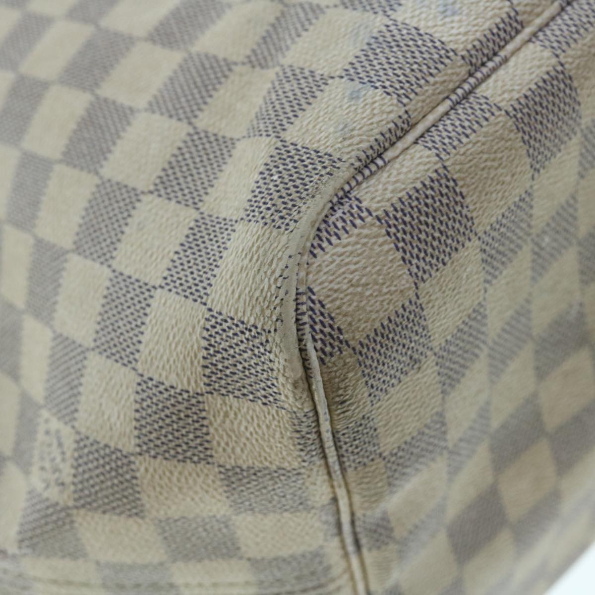 LOUIS VUITTON Damier Azur Neverfull GM Tote Bag N41360 LV Auth 49735