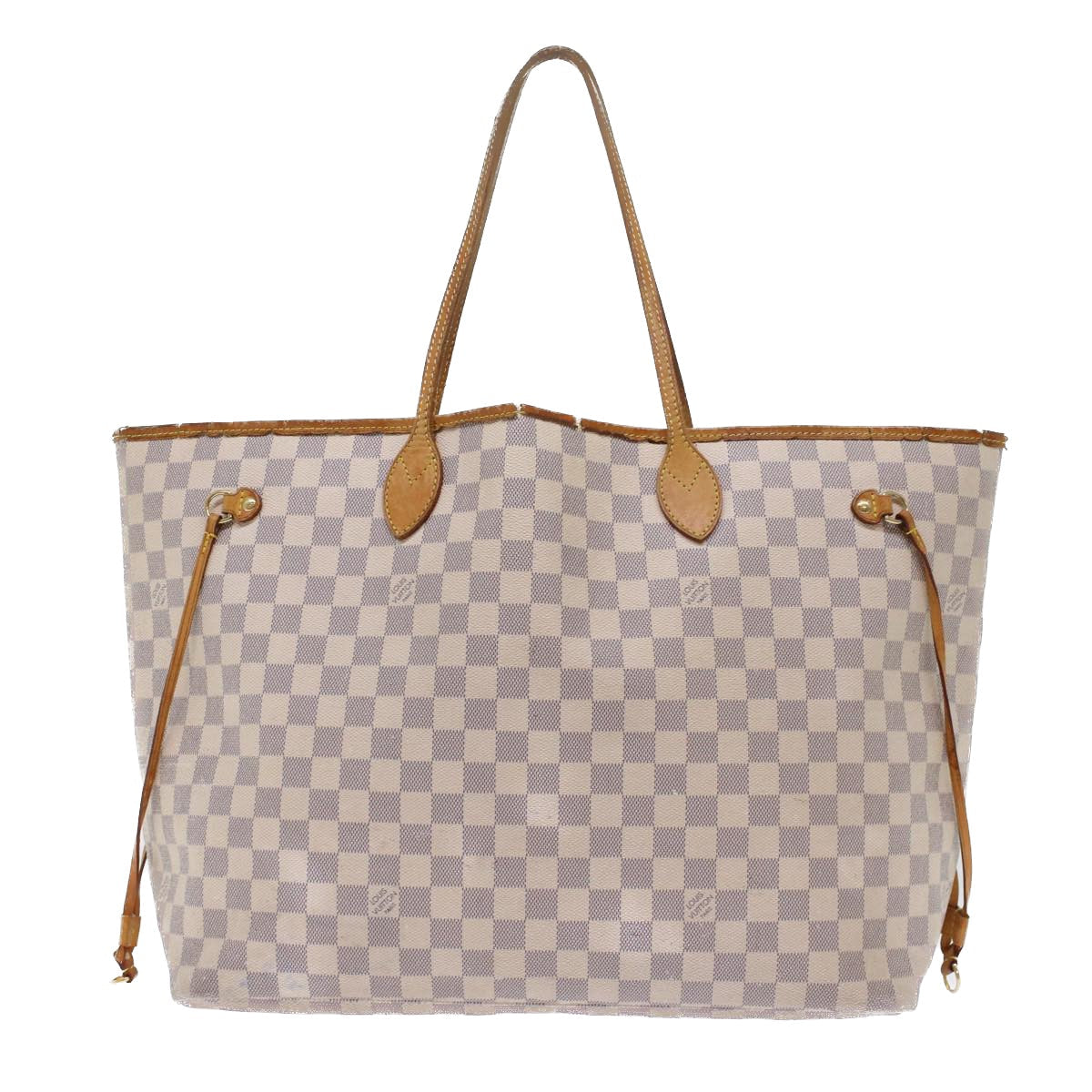 LOUIS VUITTON Damier Azur Neverfull GM Tote Bag N41360 LV Auth 49735