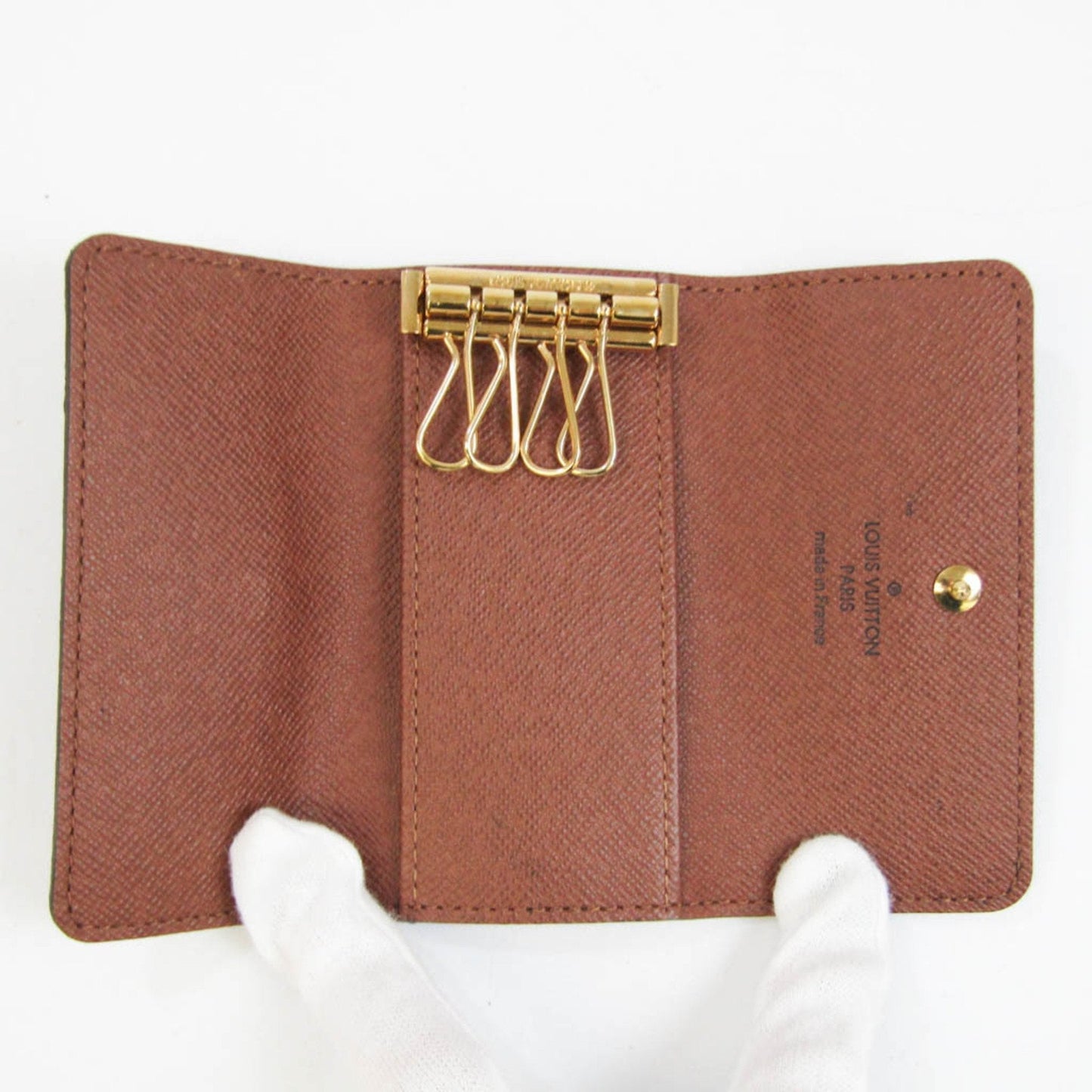Louis Vuitton Brown Canvas Multicles 4 wallet accessories