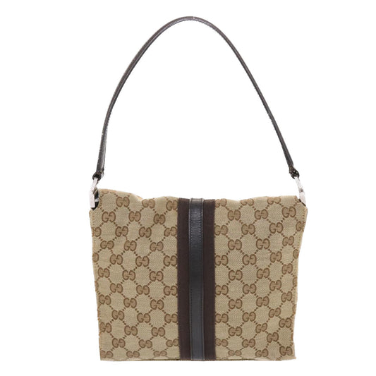 GUCCI GG Canvas Jackie Hand Bag Beige 001 3734  49789