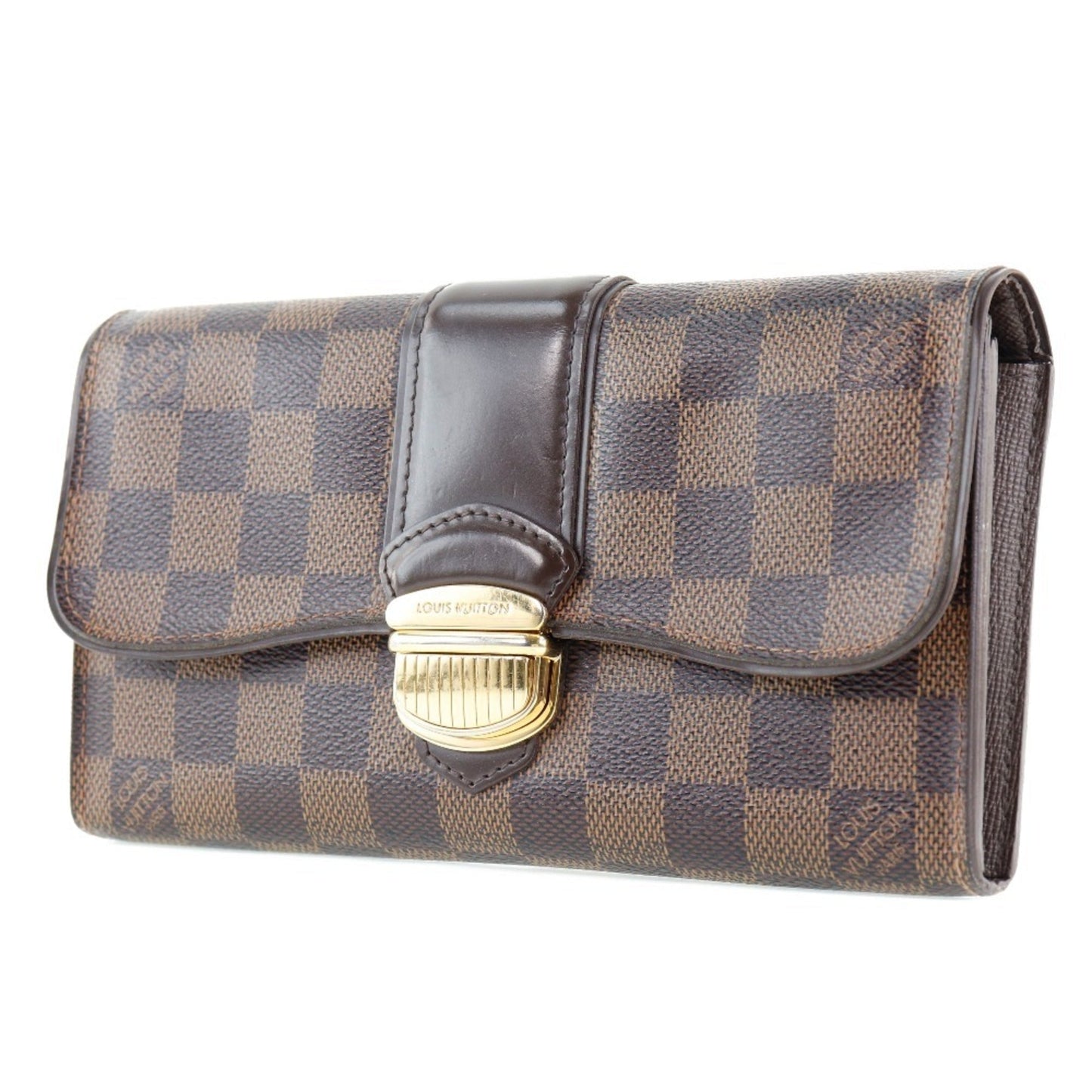 Louis Vuitton Brown Canvas Sistina wallet accessories