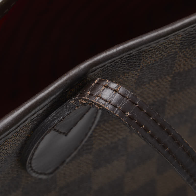 Louis Vuitton Damier Neverfull N51109 Tote Bag PVC/Leather Brown