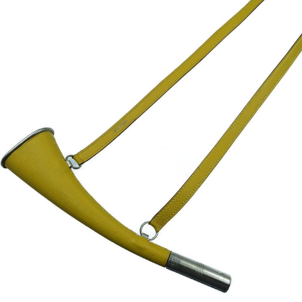 HERMES Necklace Courchevel yellow