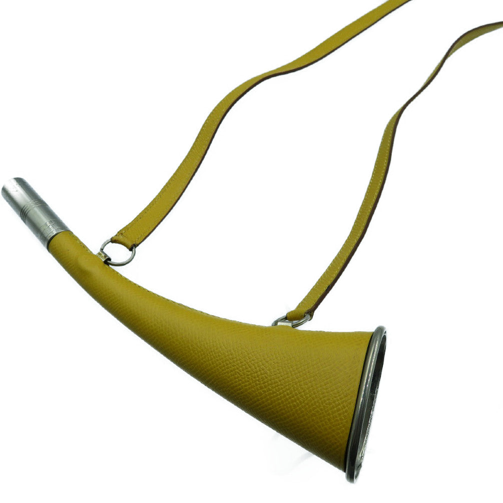 HERMES Necklace Courchevel yellow