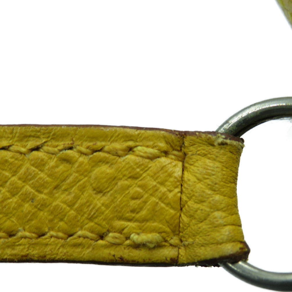 HERMES Necklace Courchevel yellow