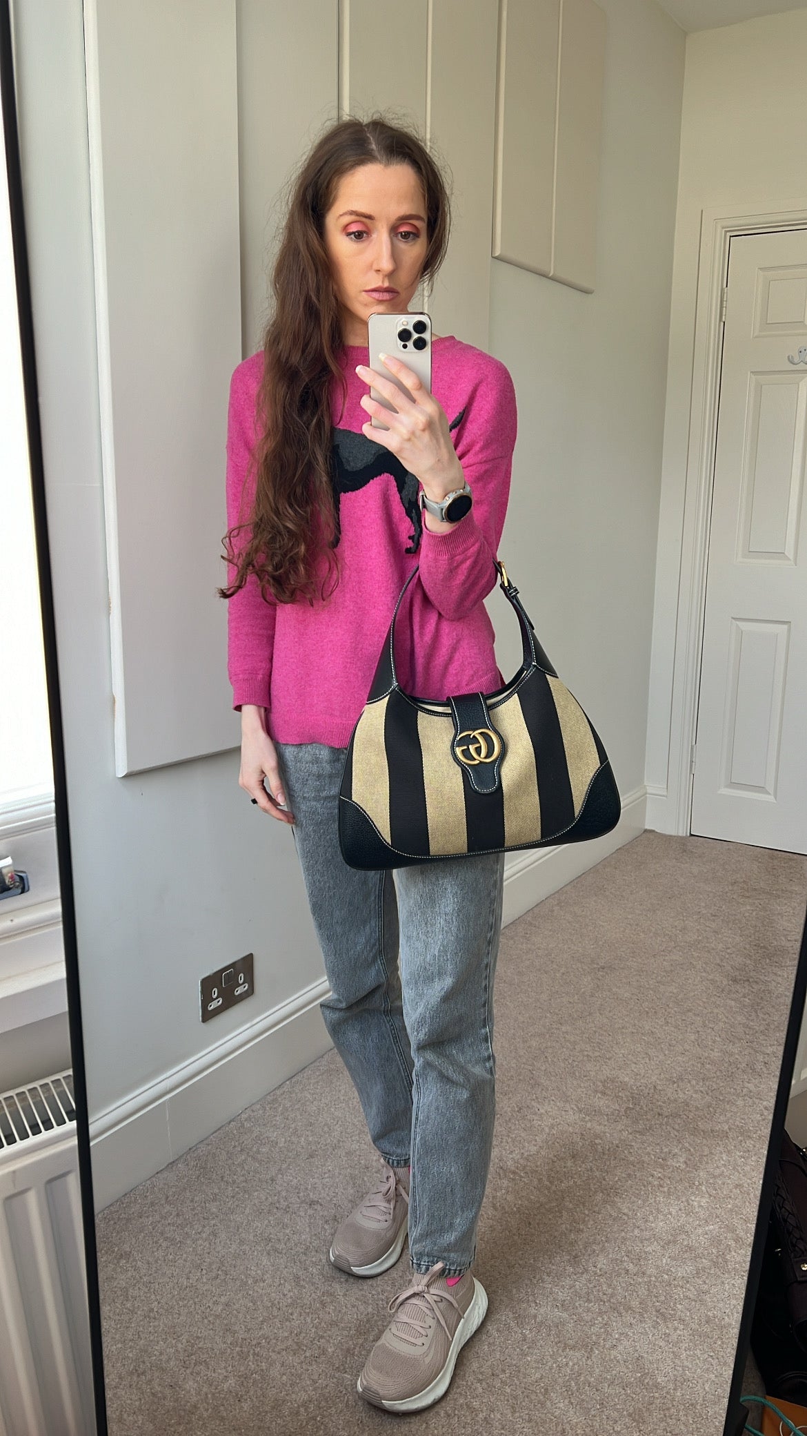 Gucci Stripe Medium Aphrodite Shoulder Bag (RRP £1400)