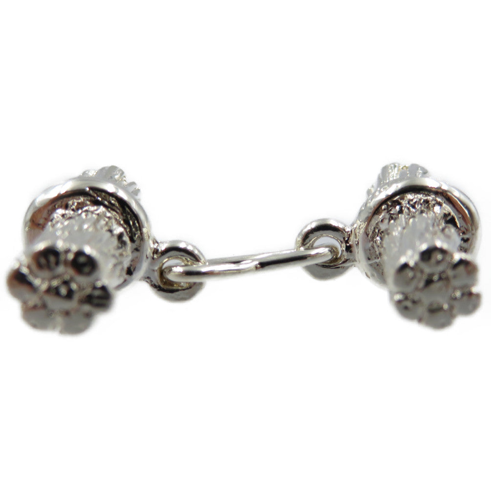 HERMES cuffs Silver925 Silver Rope motif