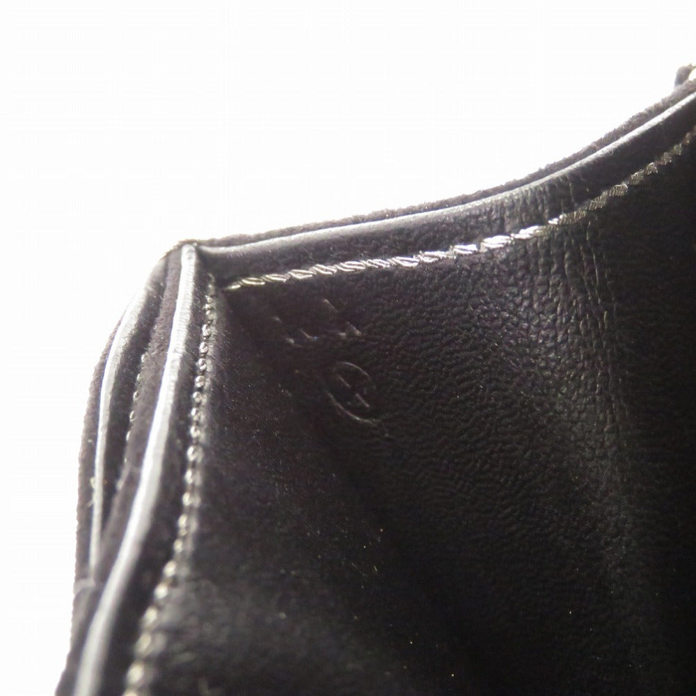 HERMES Clutch bag Doblis black Silverstitch Navet Women Used