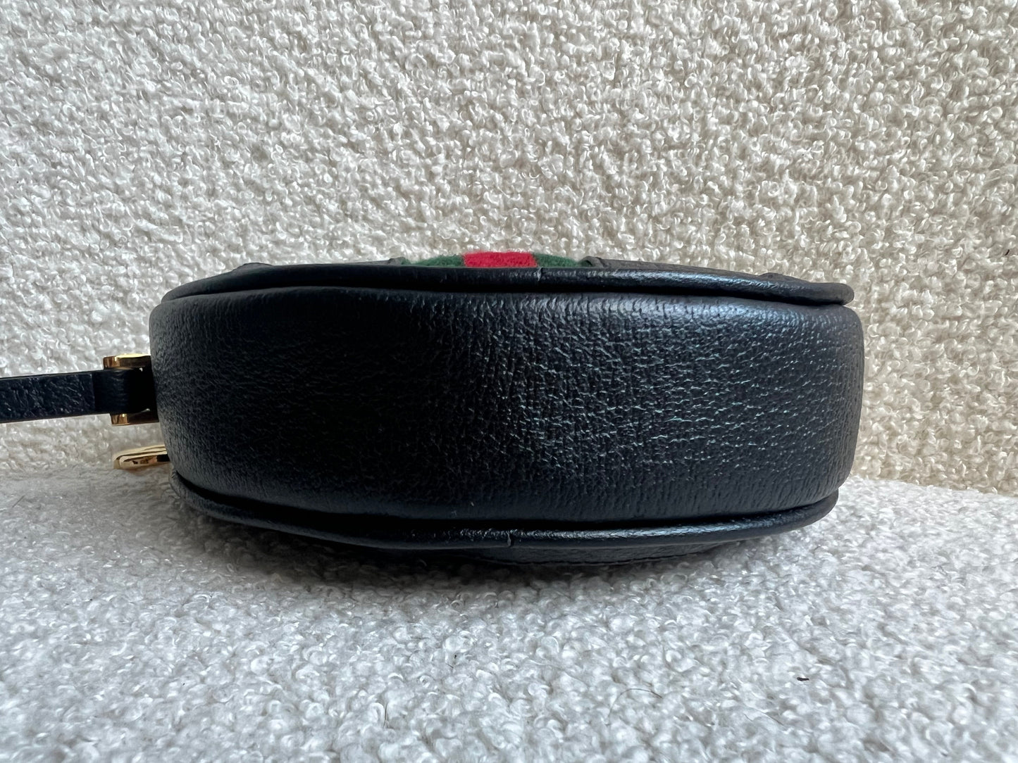 Gucci GG Round Black Ophidia Clutch