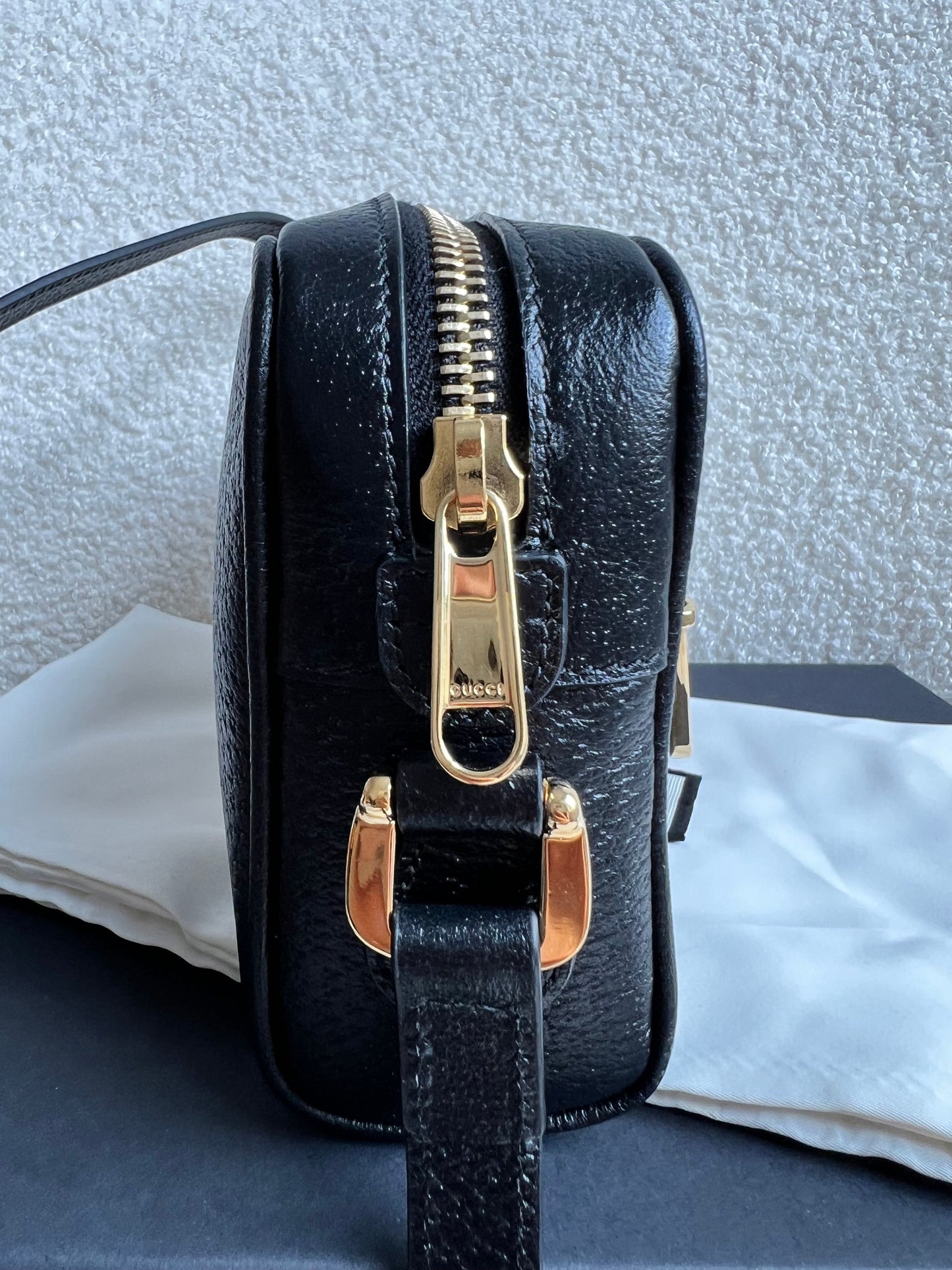 Gucci GG Black Ophidia Mini Shoulder Bag