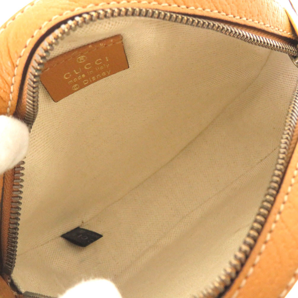 GUCCI Shoulder Bag 603938 GG Supreme Brown Disney Mickey Women Used