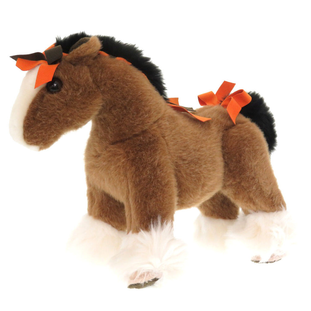 HERMES Plush Doll acrylic Brown Elmy PPM