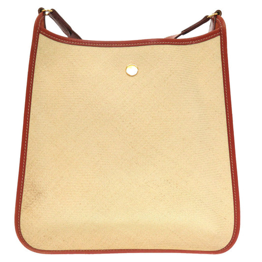 HERMES Shoulder Bag straw beige Vespa PM Women Used