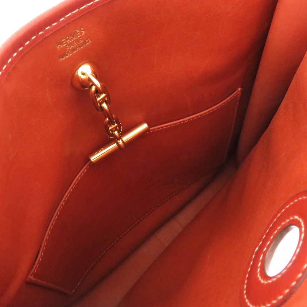 HERMES Shoulder Bag straw beige Vespa PM Women Used