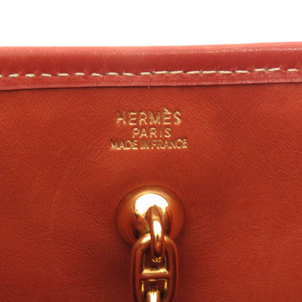HERMES Shoulder Bag straw beige Vespa PM Women Used