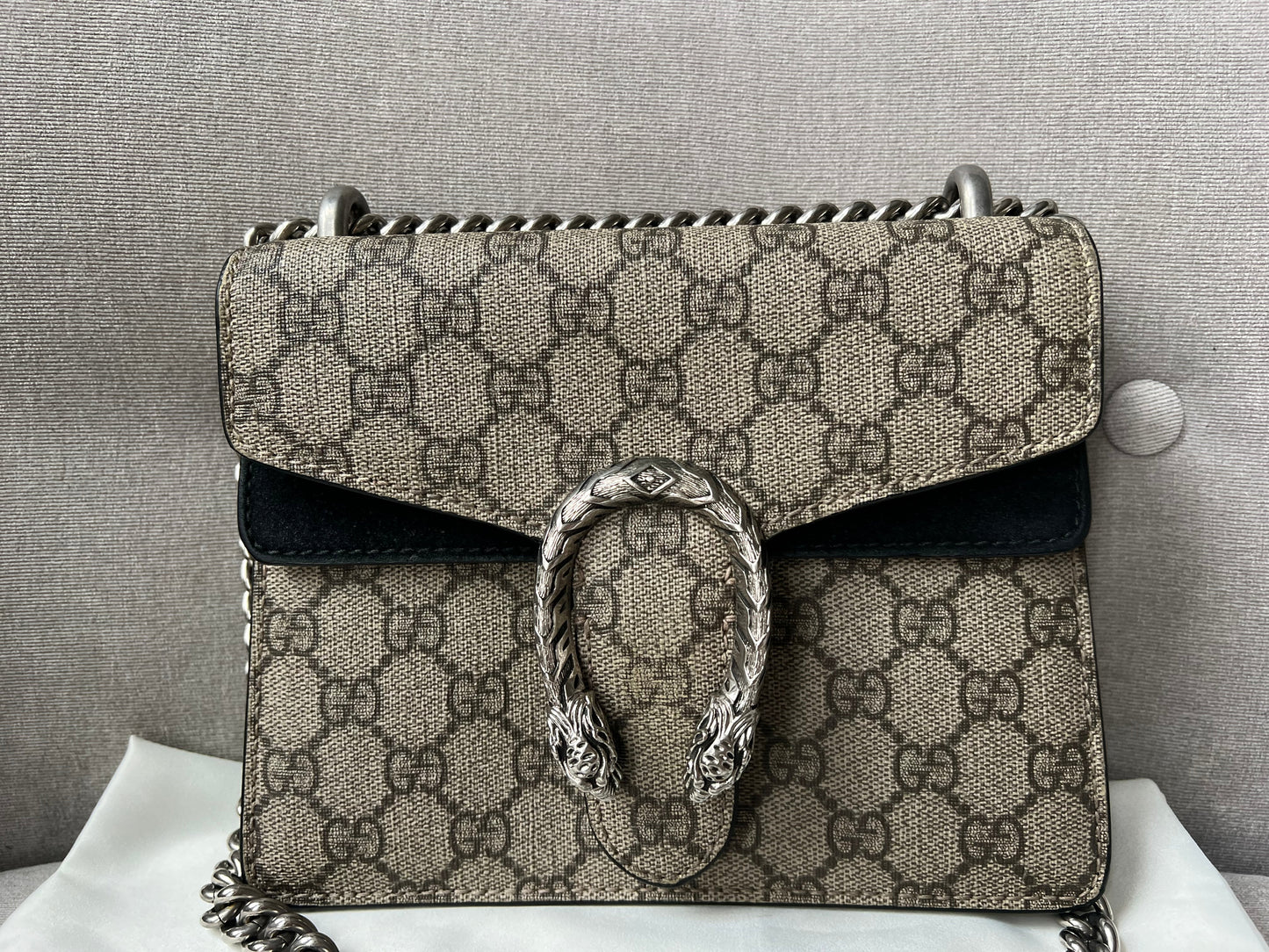 Gucci Dionysus GG Supreme Mini Shoulder Bag (RRP £1,700)
