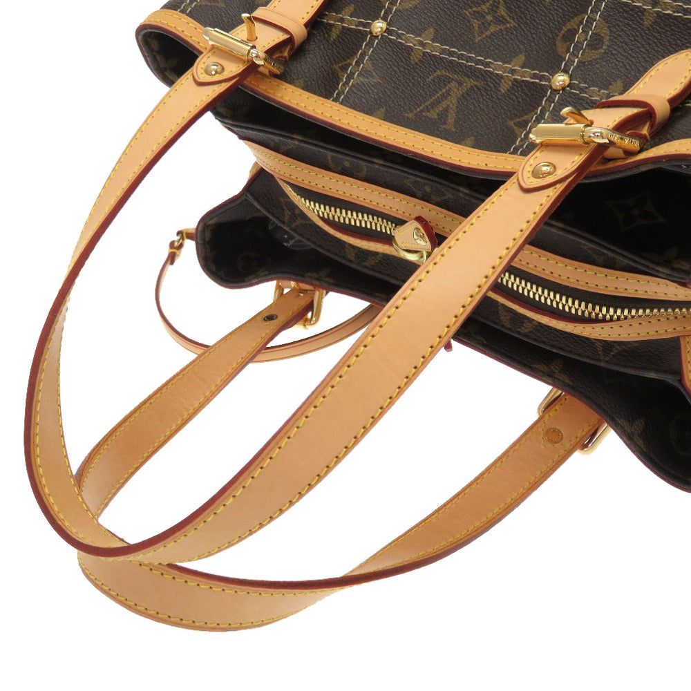 LOUIS VUITTON Handbag M40140 Monogram canvas Brown Monogram Rivette Women Used