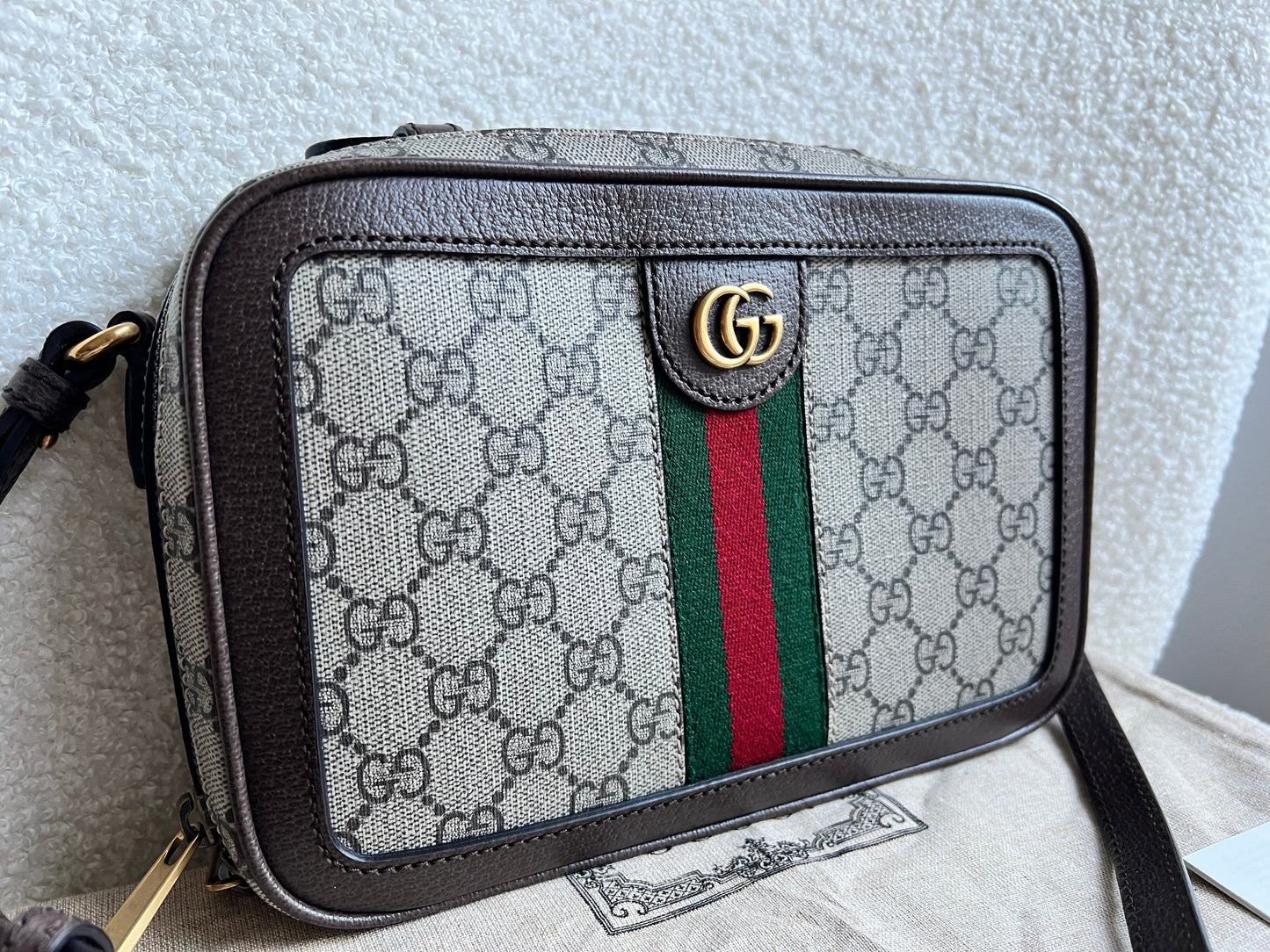 Gucci GG Ophidia Supreme Small Crossbody Bag (RRP £1240)