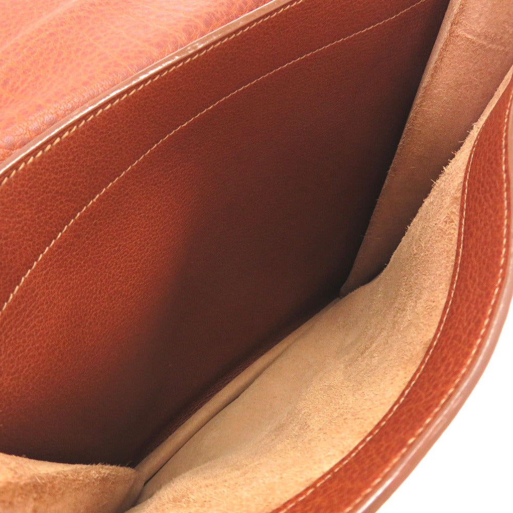HERMES Shoulder Bag Buffl Brown Sac Adepesh DPLG