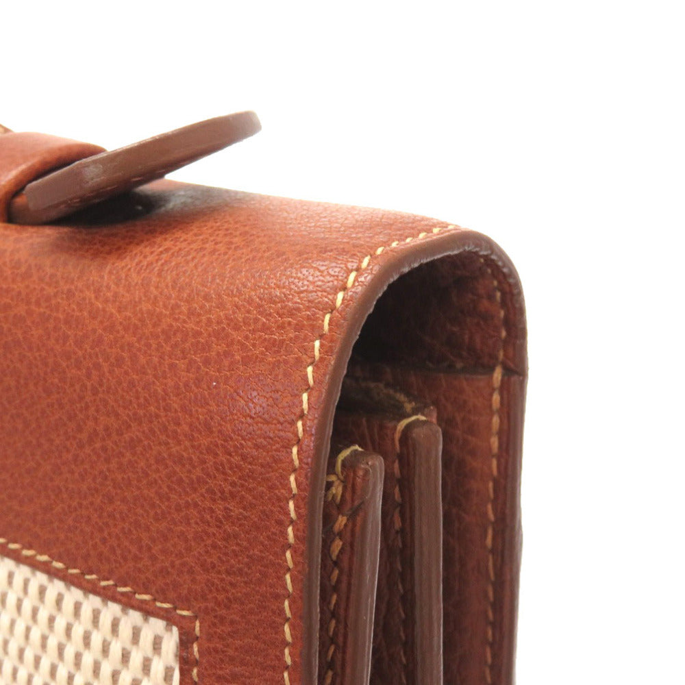HERMES Shoulder Bag Buffl Brown Sac Adepesh DPLG