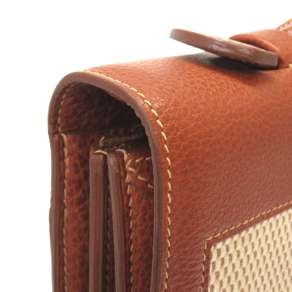 HERMES Shoulder Bag Buffl Brown Sac Adepesh DPLG