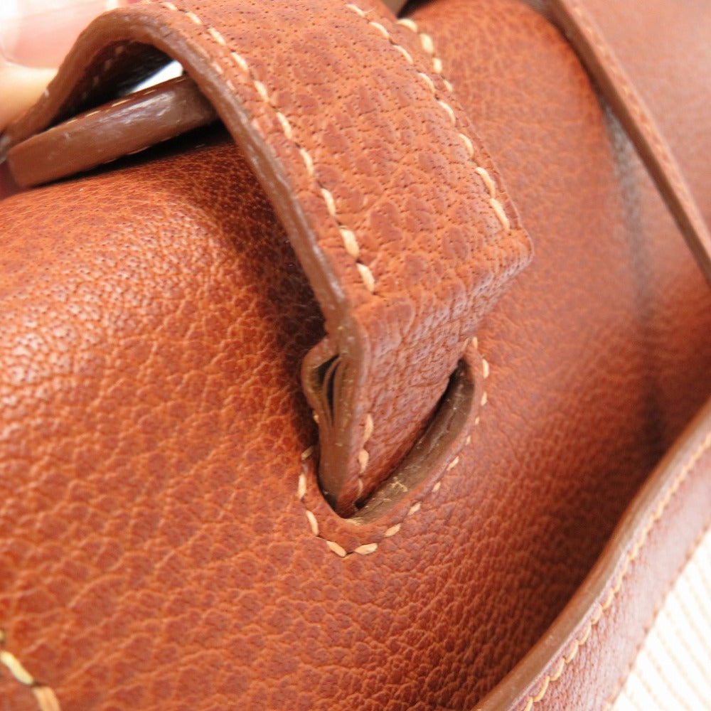 HERMES Shoulder Bag Buffl Brown Sac Adepesh DPLG